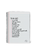 Load image into Gallery viewer, Molly Burke: To Do List Notebook