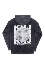 Load image into Gallery viewer, KNJ Worldwide Vintage Black Hoodie
