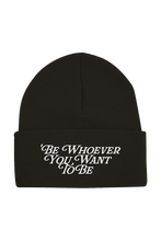 Load image into Gallery viewer, Noen: Be Whoever Beanie (Black)
